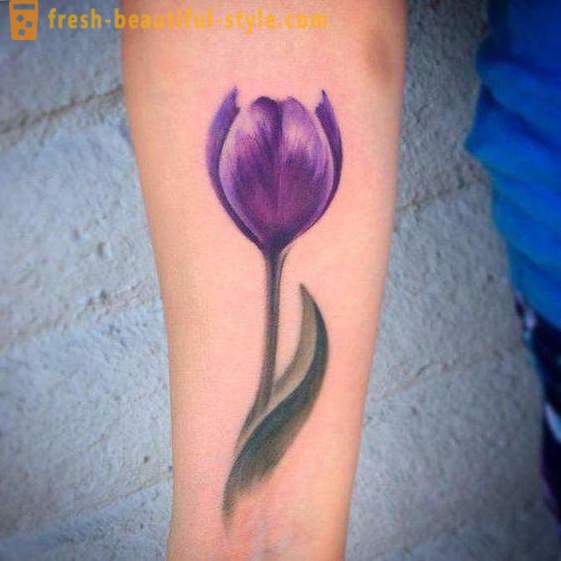 Tatuagem de flor no pulso para meninas. valor