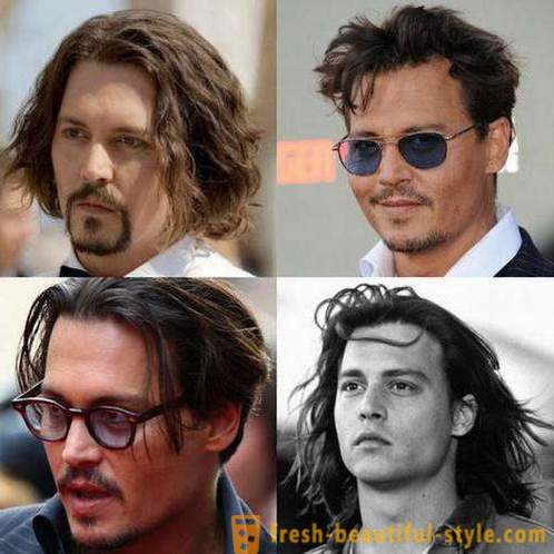 A evolução dos penteados: Johnny Depp