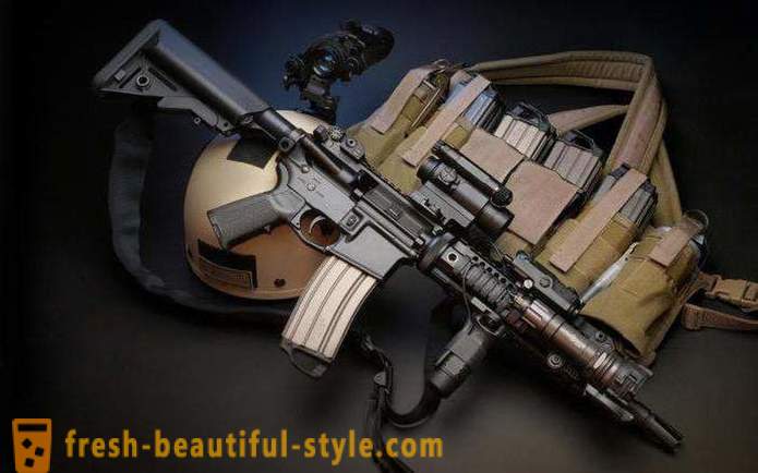 Americano rifle rifle de assalto M4 especificações, a história da criação