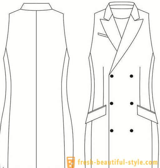 Casaco sem mangas: teste padrão, modelo, apresenta uma combinação de classificações e comentários