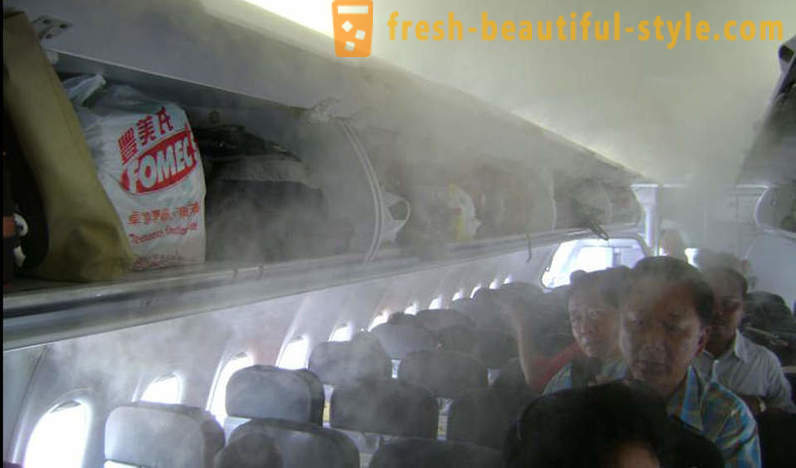 O avião lugar mais sujo