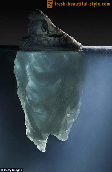 Camye icebergs antigas do mundo