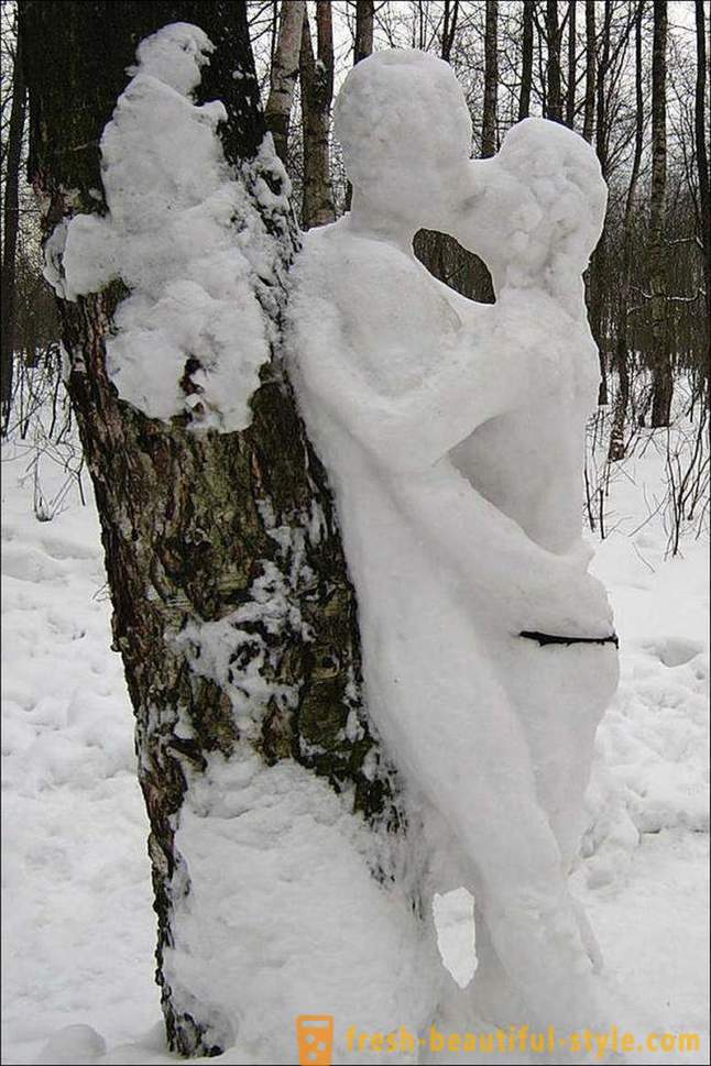 Além do mais, você pode esculpir para fora da neve