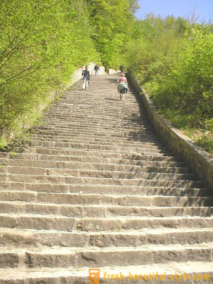 Escadas de pedra da morte na Áustria
