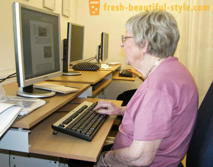 106-year-old Dagny Carlsson da Suécia - a blogueira excedente