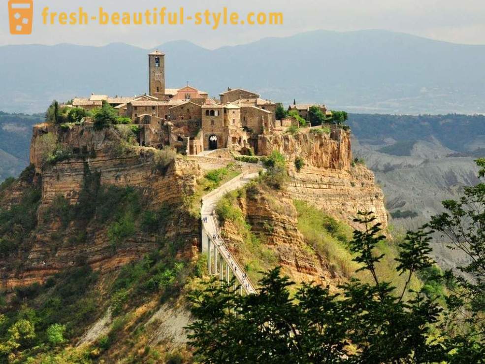A beleza das cidades de montanha da Itália