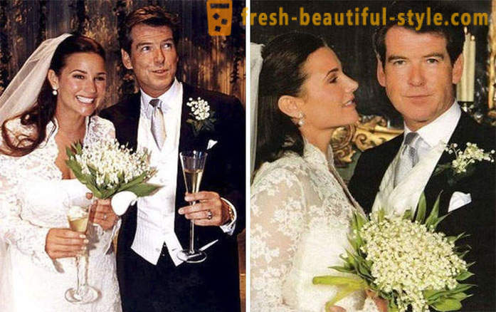 Pierce Brosnan e sua esposa celebrou seu casamento de prata