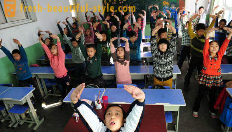 Na China, o novo sistema não distrair os alunos