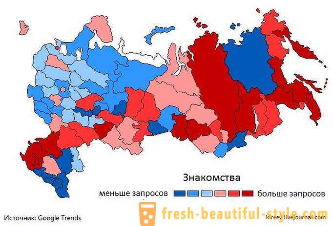 Vergonha geográfica e desgraça: onde na Rússia o maior número de Google 