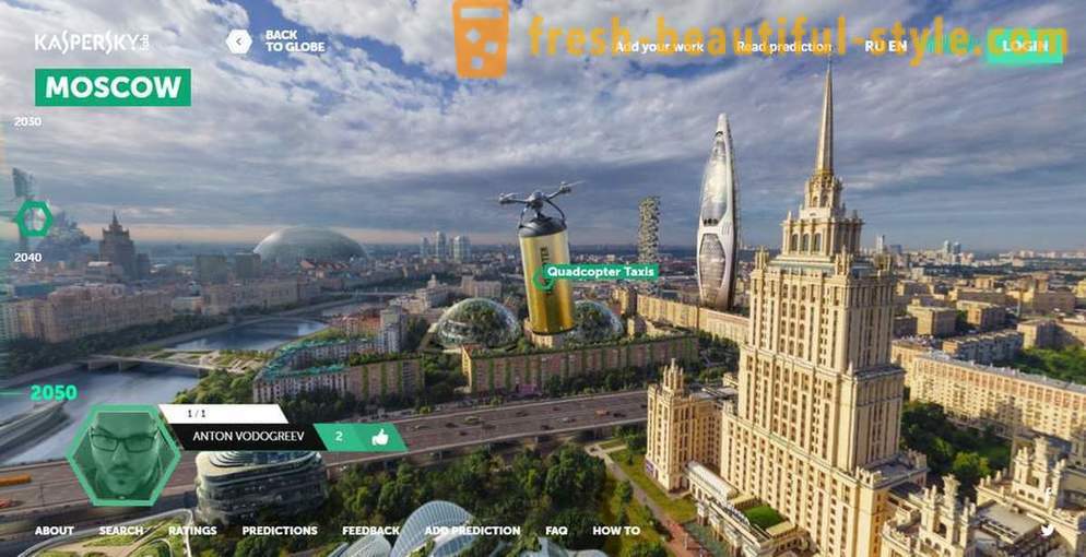 O que vai Moscow em 2050
