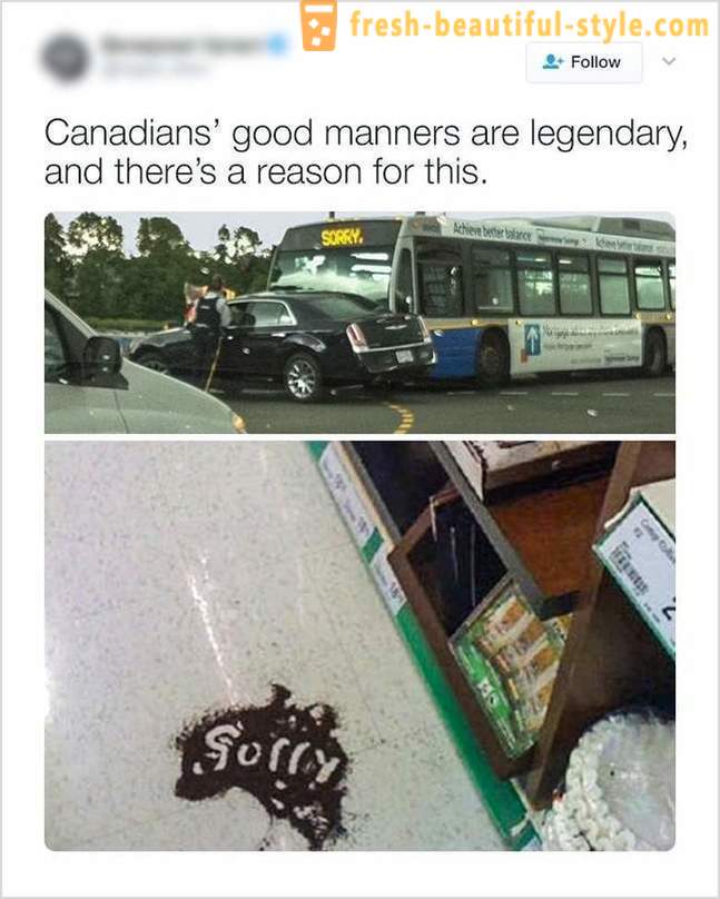 Coisas que podem ser encontrados apenas no Canadá