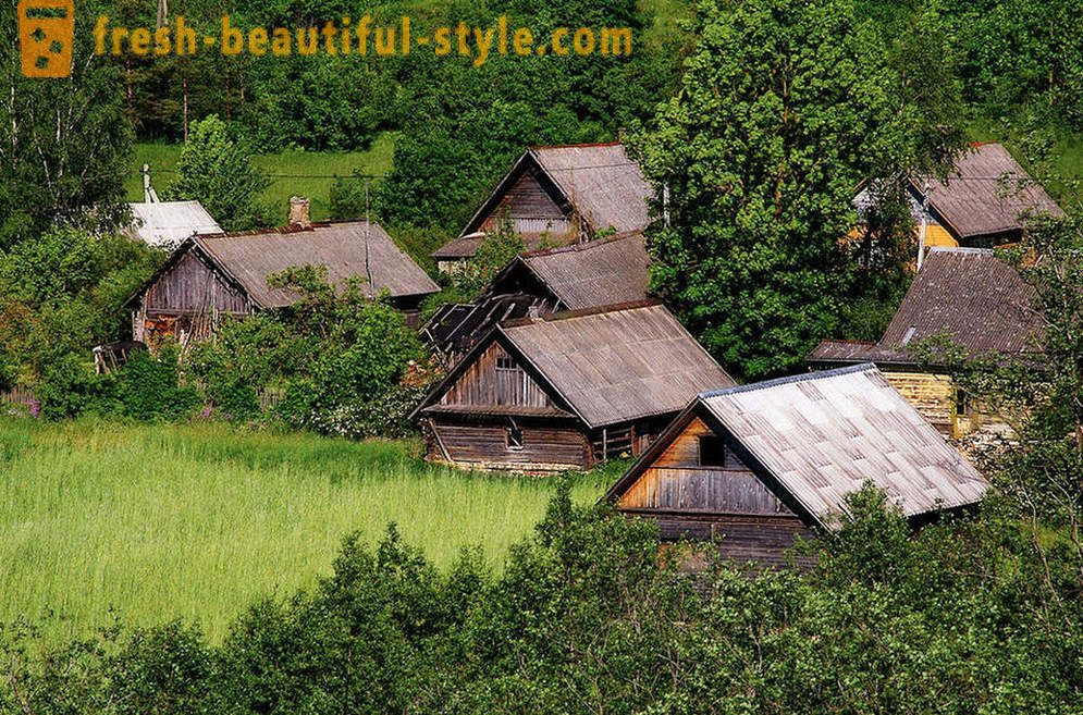 A beleza do mundo das aldeias vazias