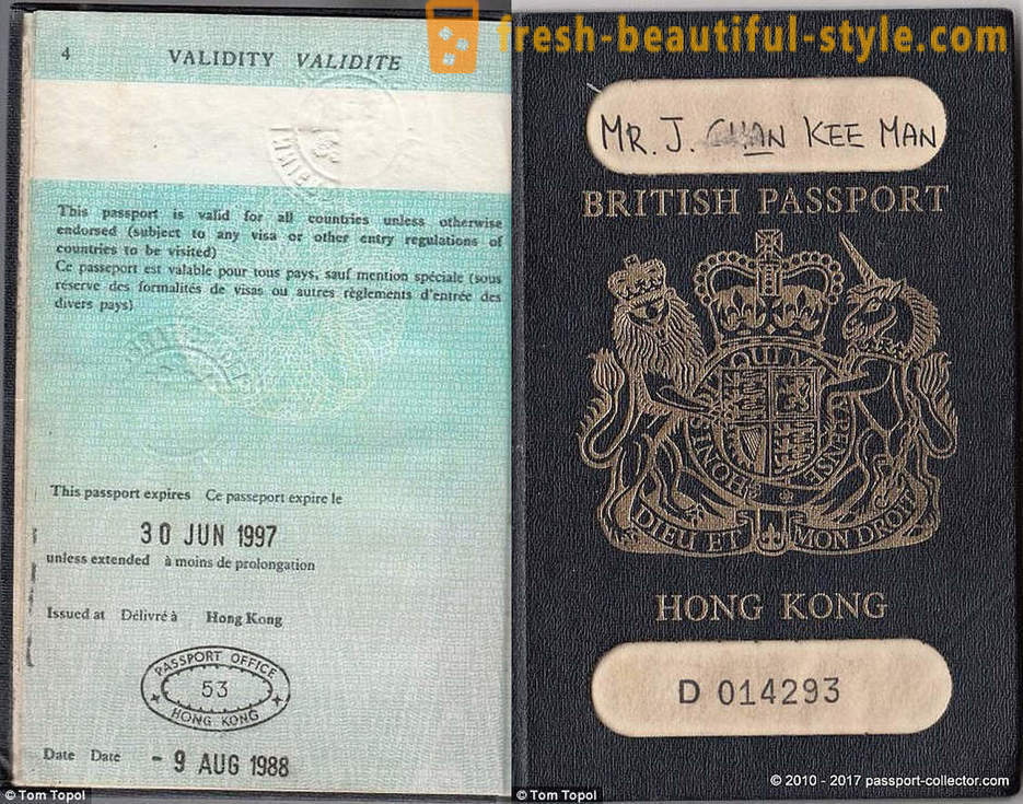 Estados passaporte raros que não existem mais