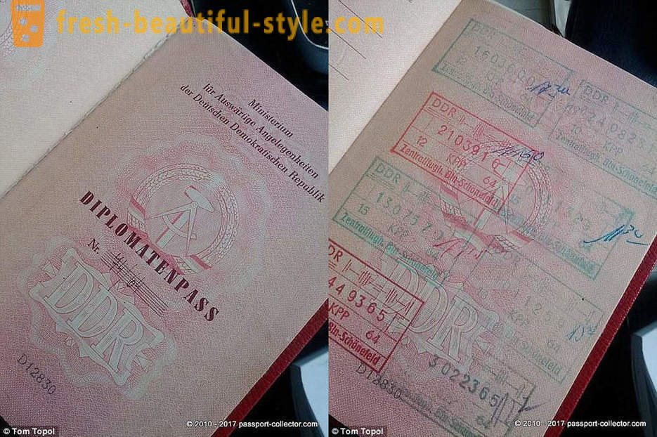Estados passaporte raros que não existem mais