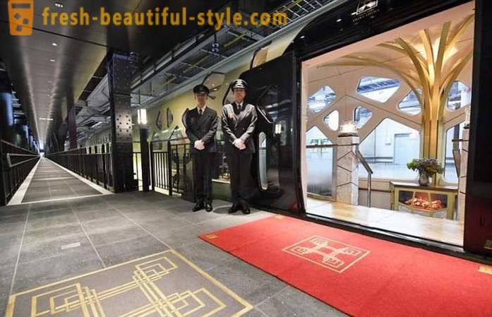 Shiki-Shima - único trem de luxo japonesa