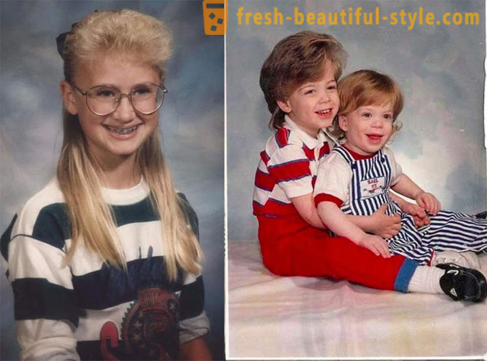 Penteados da moda 80s-90s