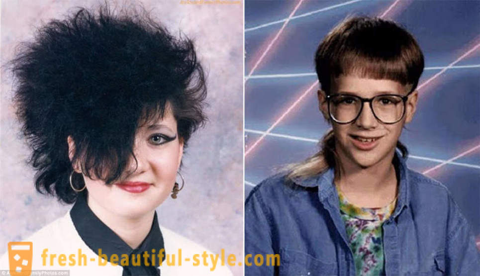 Penteados da moda 80s-90s