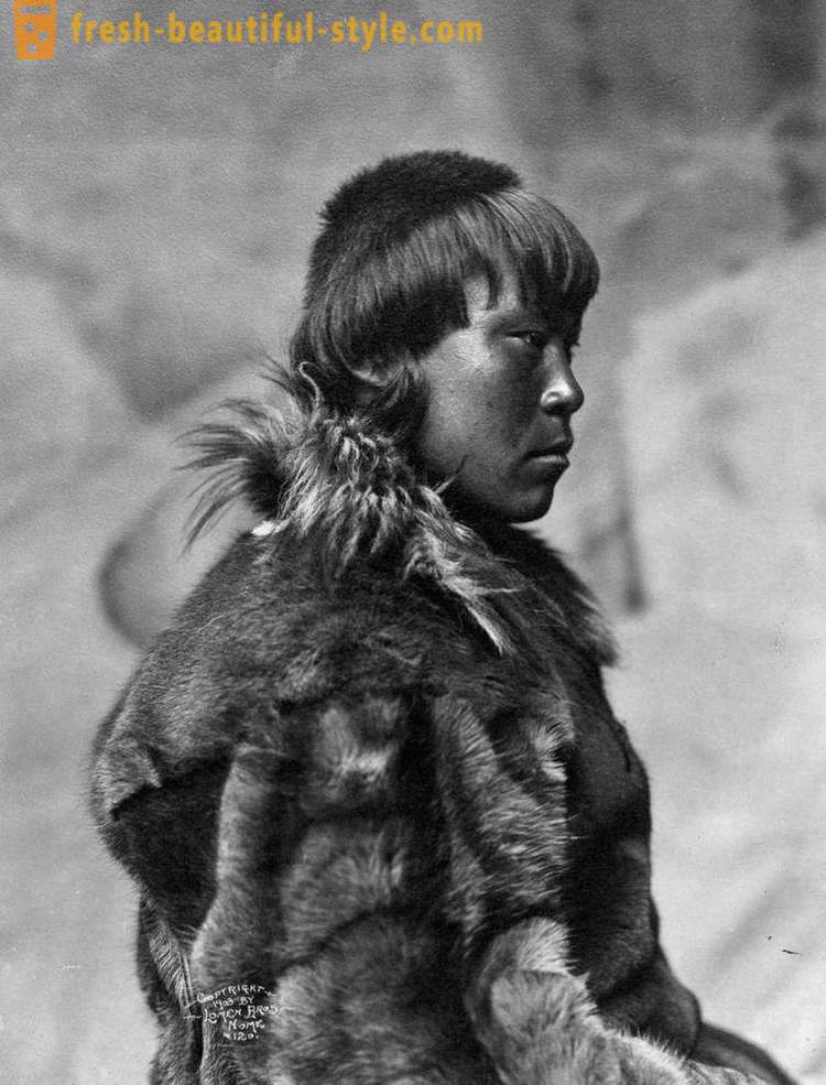 Esquimós do Alasca para inestimável fotografias históricas 1903 - 1930 anos