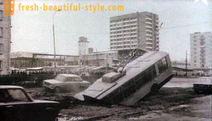 Grande erosão: em 1970 quase inundou o metrô de Leningrado