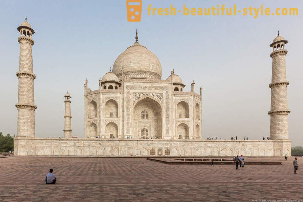 Uma curta paragem na Índia. Incrível Taj Mahal