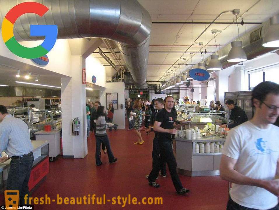 Que é alimentado em cafeterias corporativas Google, Apple e Pixar