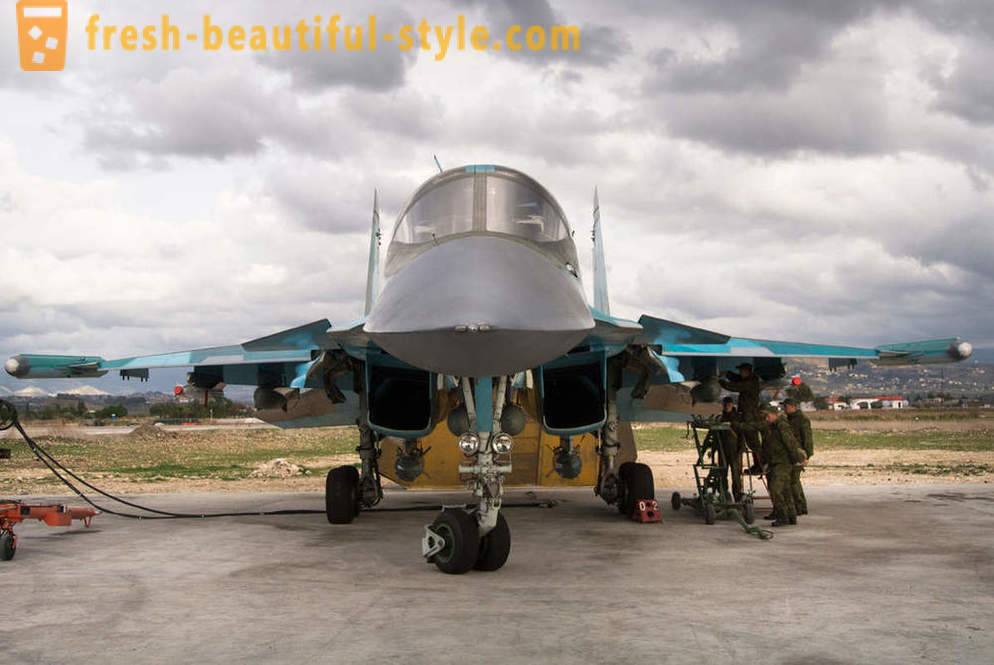 Base de Aviação Russa Força Aérea na Síria