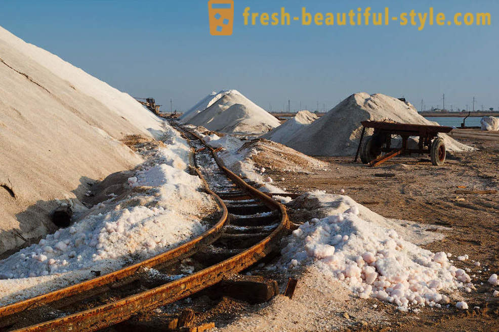 Como sal extraído em Crimeia