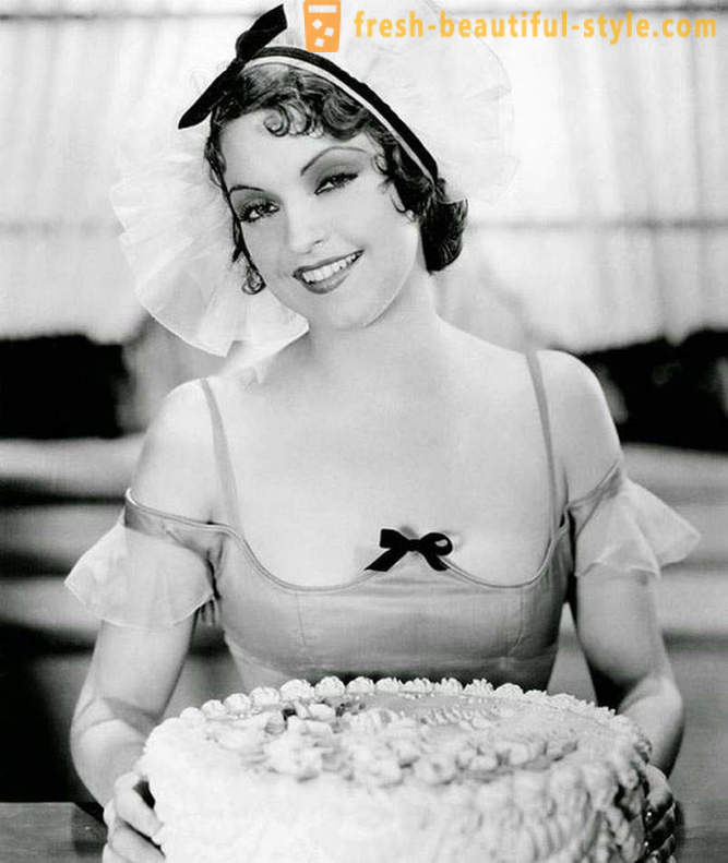 Hollywood atriz da década de 1930, fascinante por sua beleza e hoje