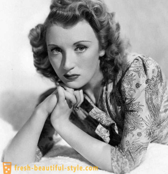 Hollywood atriz da década de 1930, fascinante por sua beleza e hoje