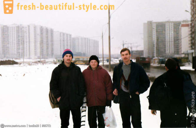 Caminhe em Moscou em 1995