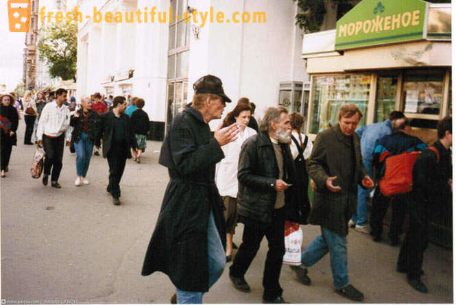 Caminhe em Moscou em 1995