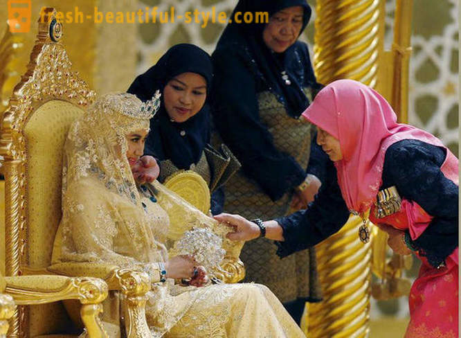Casamento de luxo do futuro sultão de Brunei