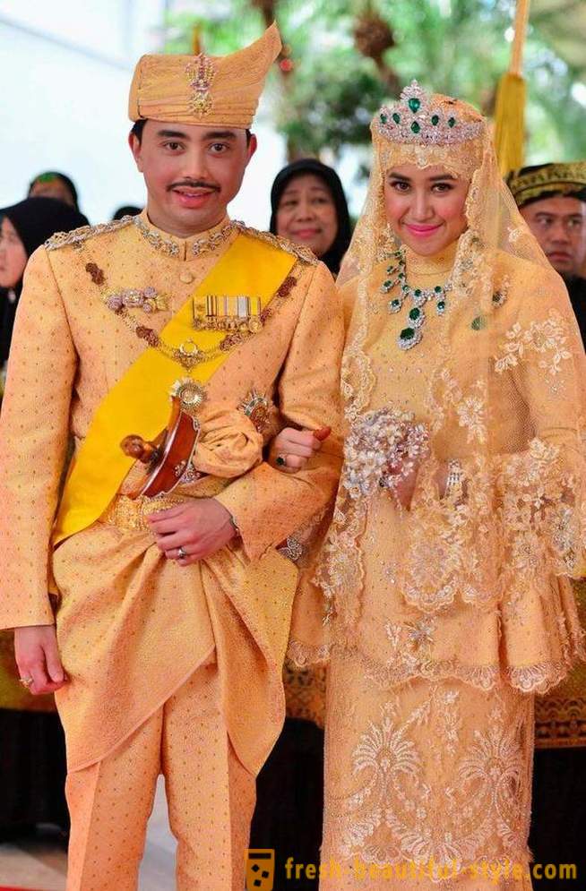 Casamento de luxo do futuro sultão de Brunei