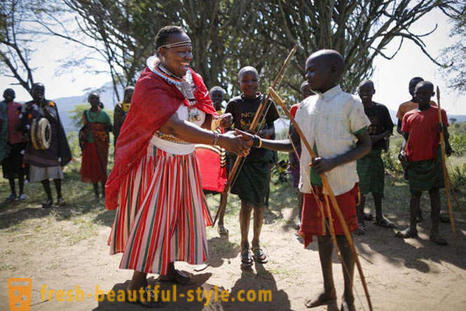 Arqueiros tribo Pokot do Quênia