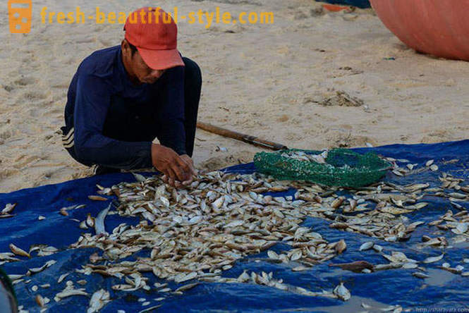 Como são pescadores vietnamitas