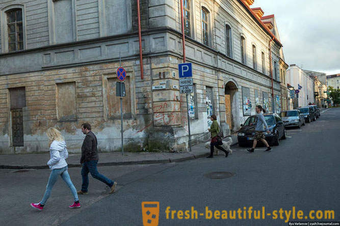 Caminhe pelo bom e mau Vilnius