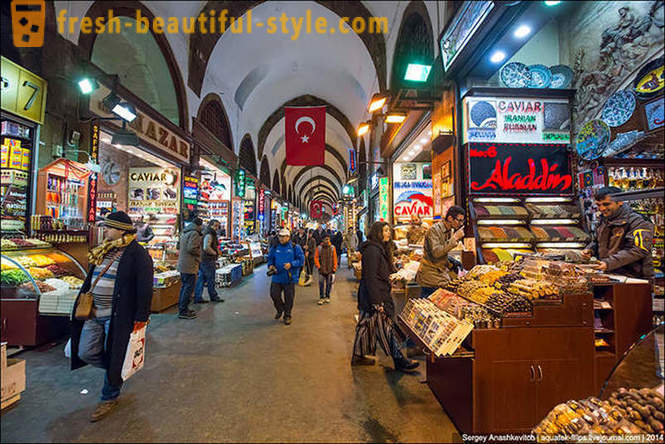 Especiarias Mercado Caminhada em Istambul