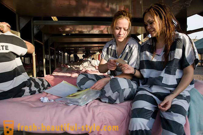 Prisioneiras dias de semana em uma prisão dos EUA