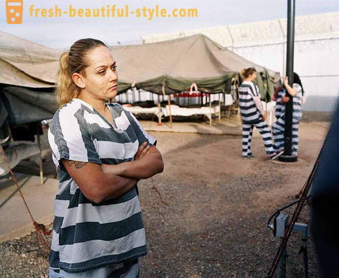 Prisioneiras dias de semana em uma prisão dos EUA