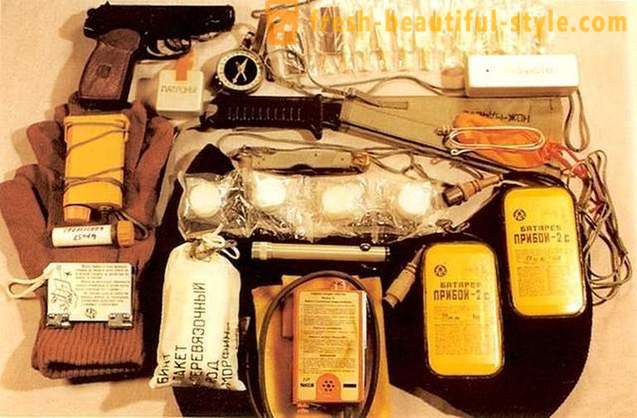 O que está incluído no kit para a sobrevivência do cosmonauta soviético
