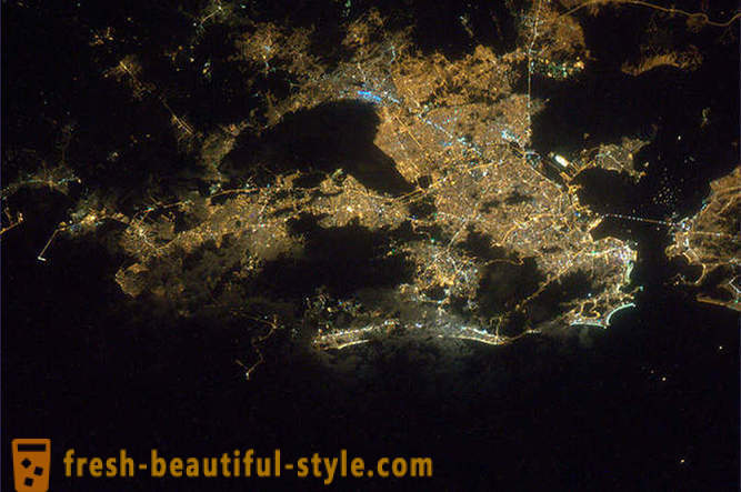 Cidades noite do espaço - as últimas imagens da ISS