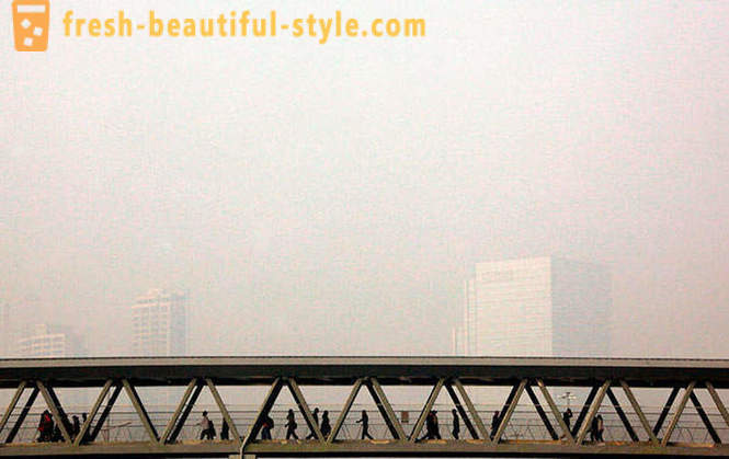 Níveis perigosos de poluição na China