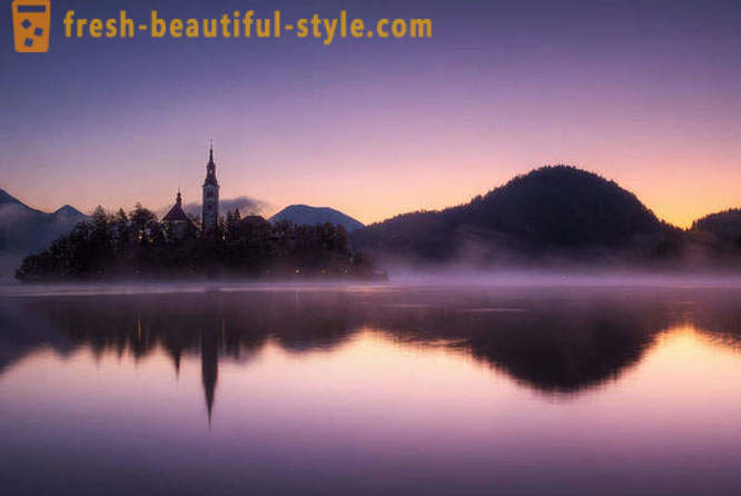 Lago Bled, coberto com lendas