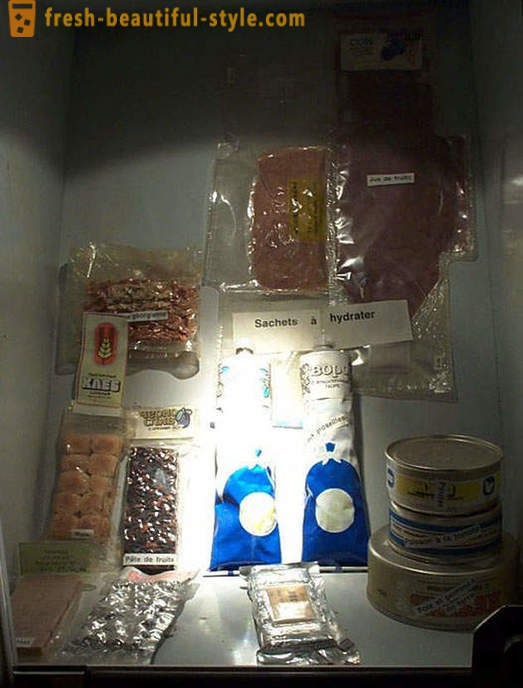 Alimentos em tubos para cosmonautas soviéticos