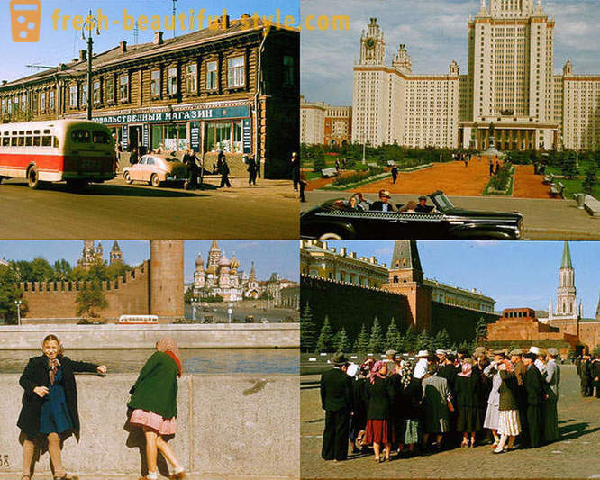 Moscou, 1956, nas fotografias de Jacques Dyupake
