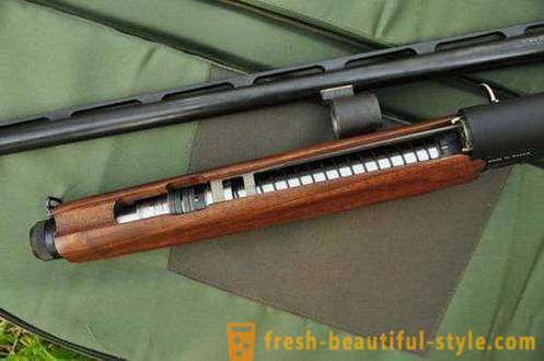 Rifle de caça semi-automática MP-155: características opiniões