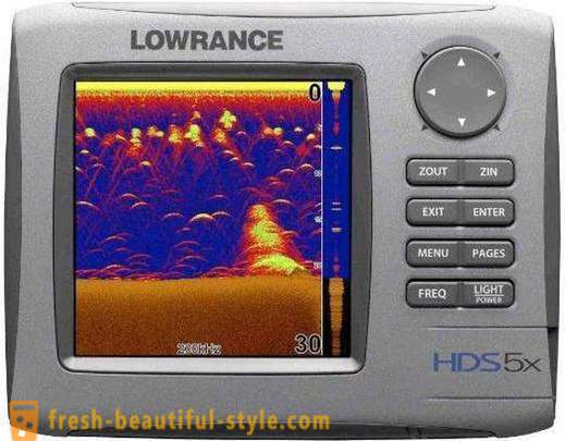 Lowrance Fish Finder, revisão comentários modelos. sensor de sonar Lowrance