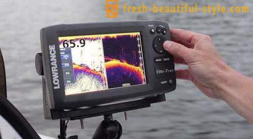 Lowrance Fish Finder, revisão comentários modelos. sensor de sonar Lowrance