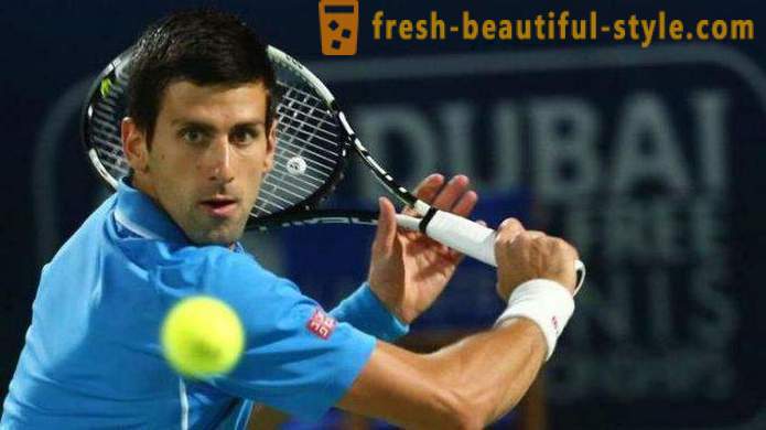 Novak Djokovic - comprimento infinito em tribunal
