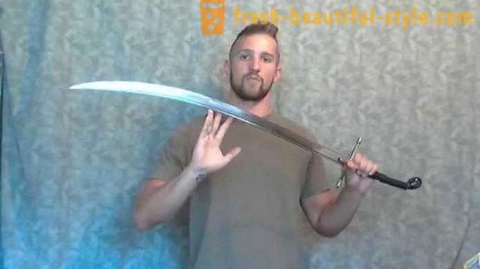 Espada-handed: tipos, descrições, características estruturais, vantagens e desvantagens